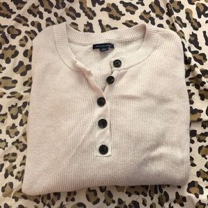 American Eagle Oversize Varsity Stripe Sweater